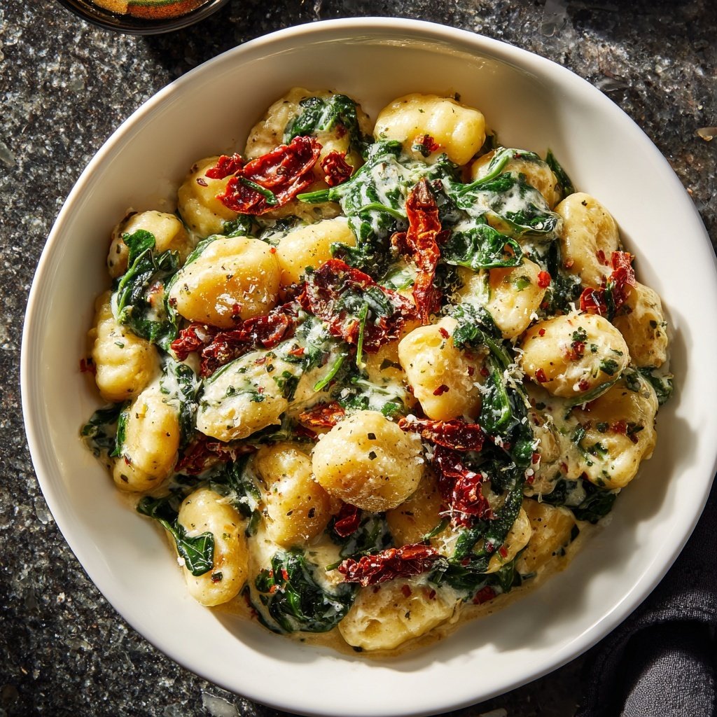 Creamy Tuscan Gnocchi