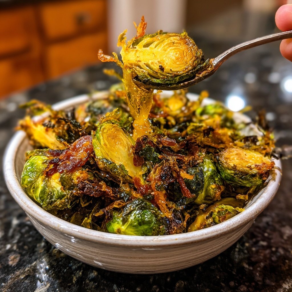 Brussels Sprouts Bacon Maple Glaze