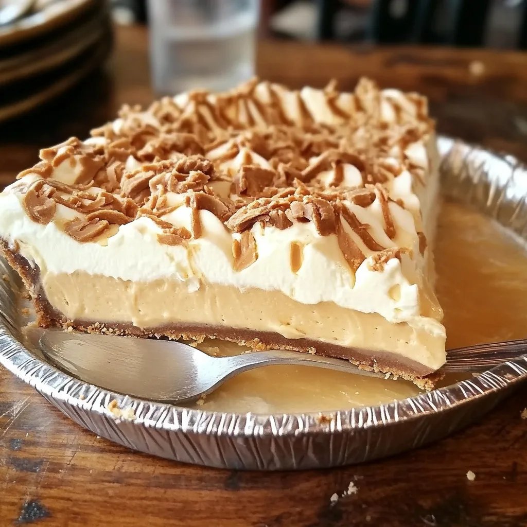 No-Bake Peanut Butter Cream Pie