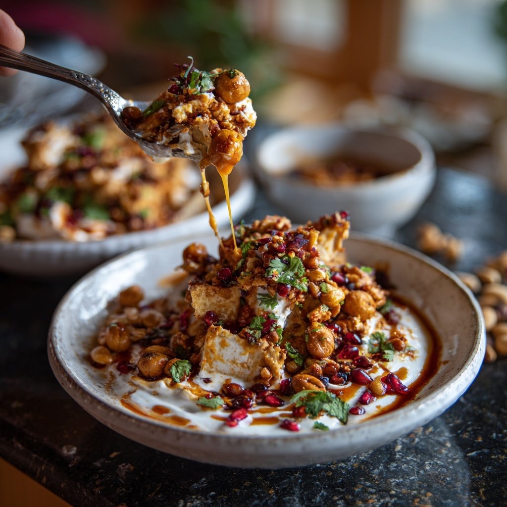 Peanut Cheese Chaat Indian Snack