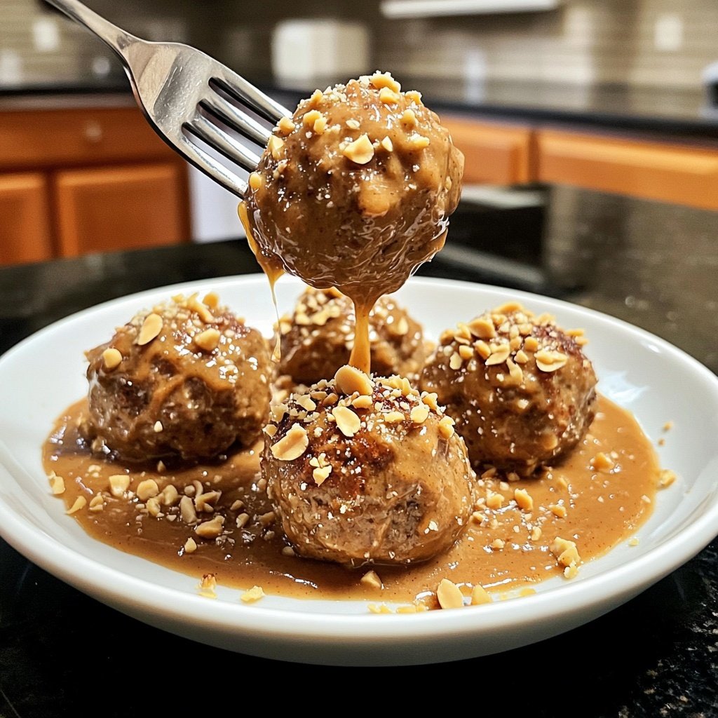 Peanut Butter Meatballs Recipe