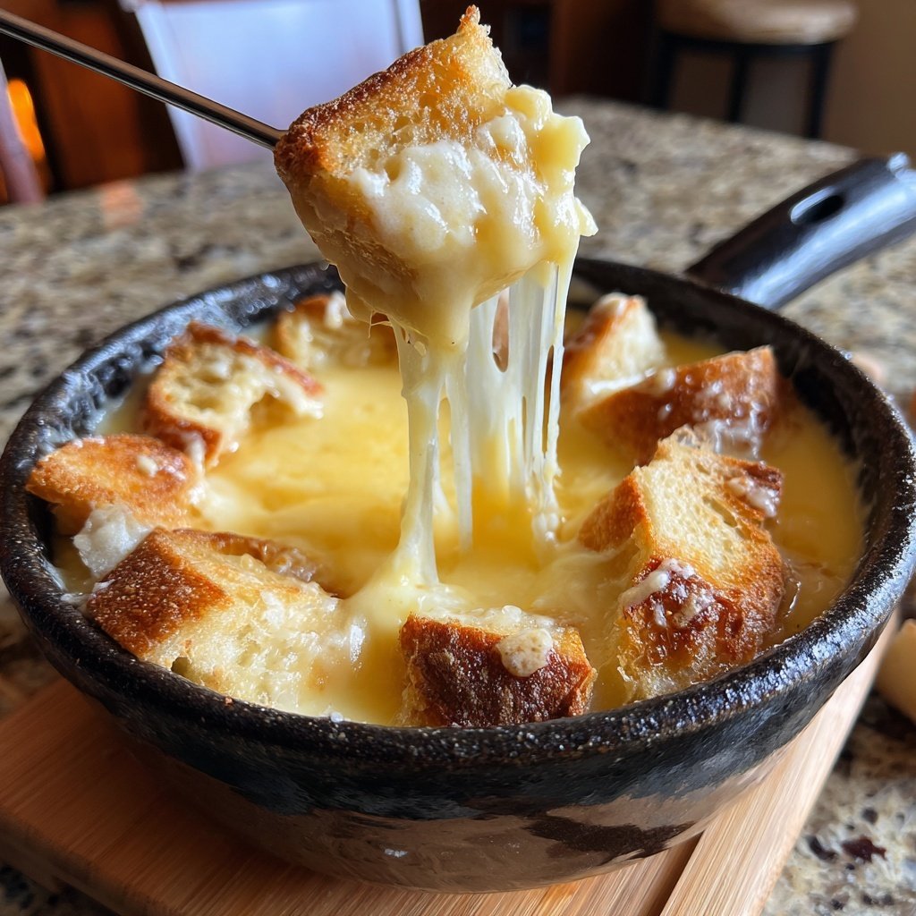 Classic Swiss Cheese Fondue Magic