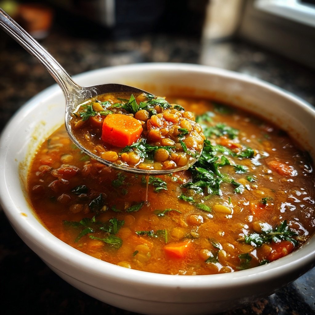 Lentil Soup with Fresh Herbs