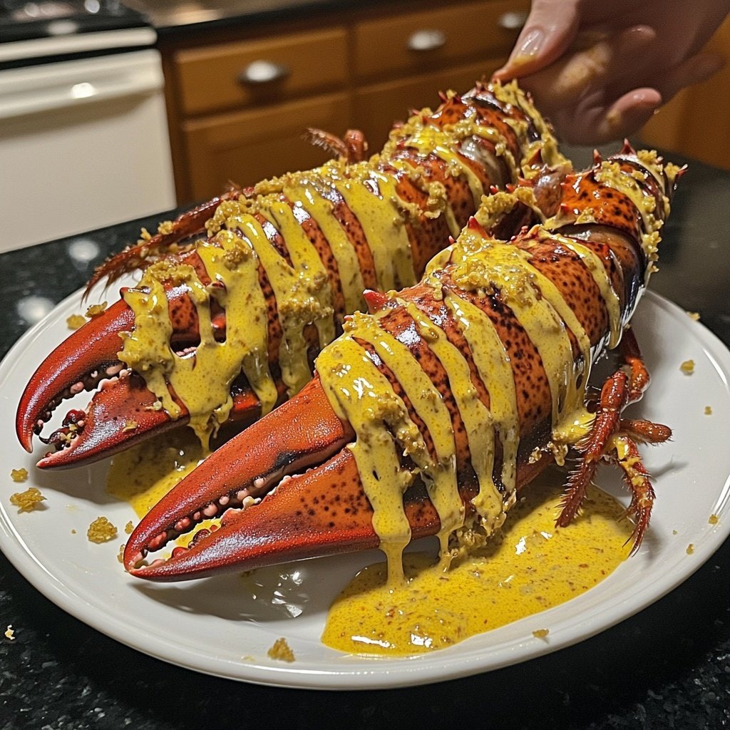 Lobster with Creamy Saffron Sauce