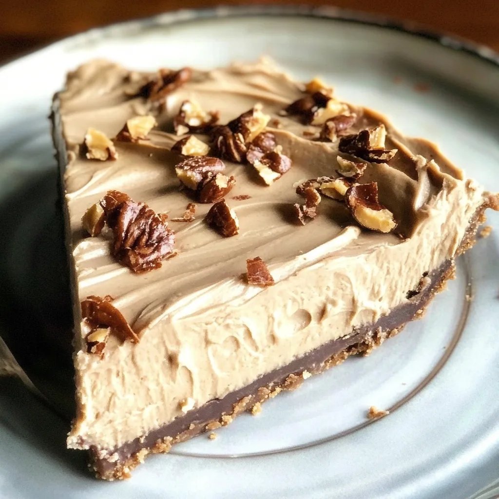 No-Bake Sugar-Free Peanut Butter Pie