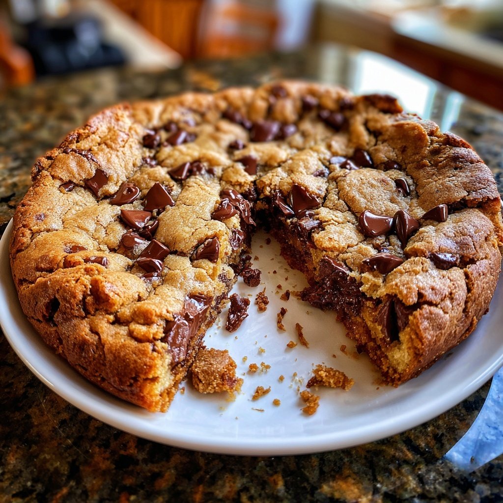Hazelnut Chocolate Skillet Cookie