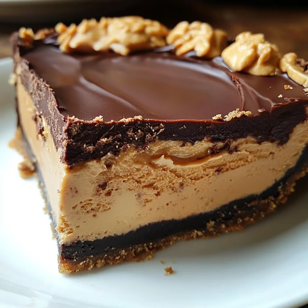 Decadent Layered Chocolate and Peanut Butter Pie