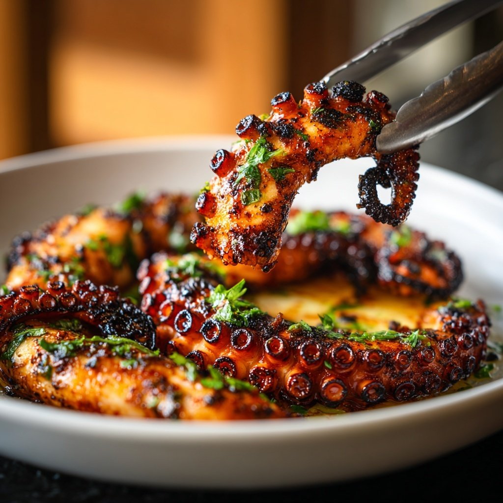 Grilled Octopus with Lemon Aioli