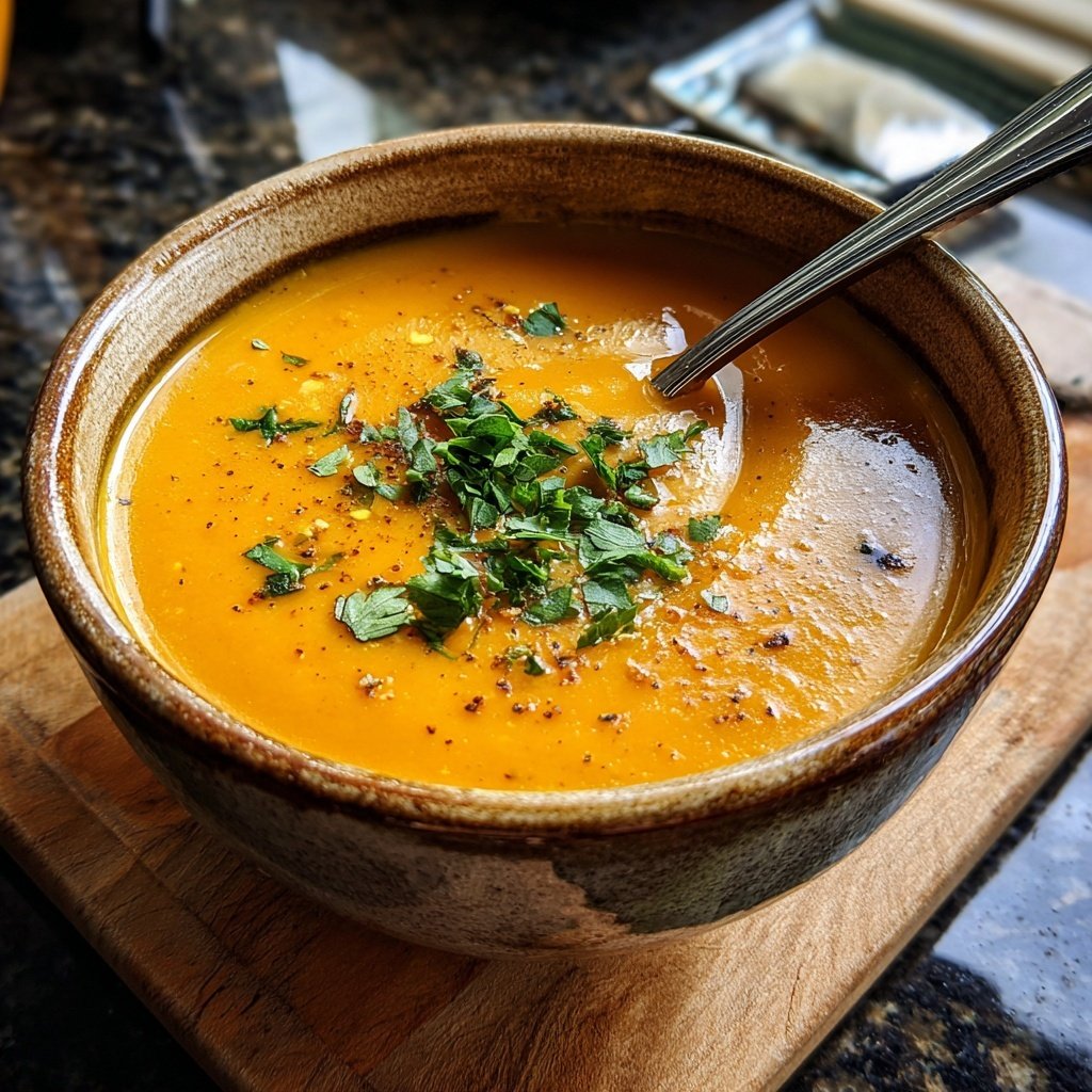 Ginger Miso Carrot Soup