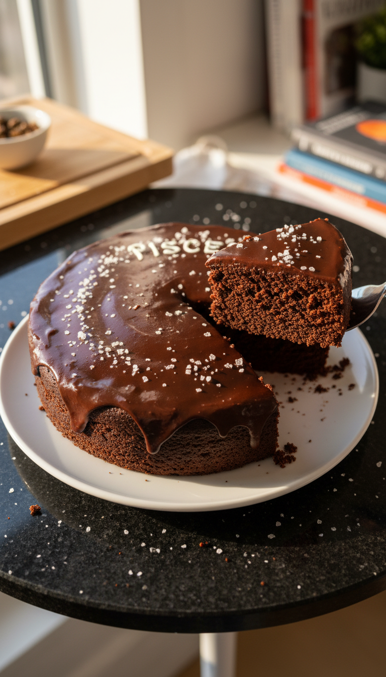 Pisces Flourless Chocolate Cake
