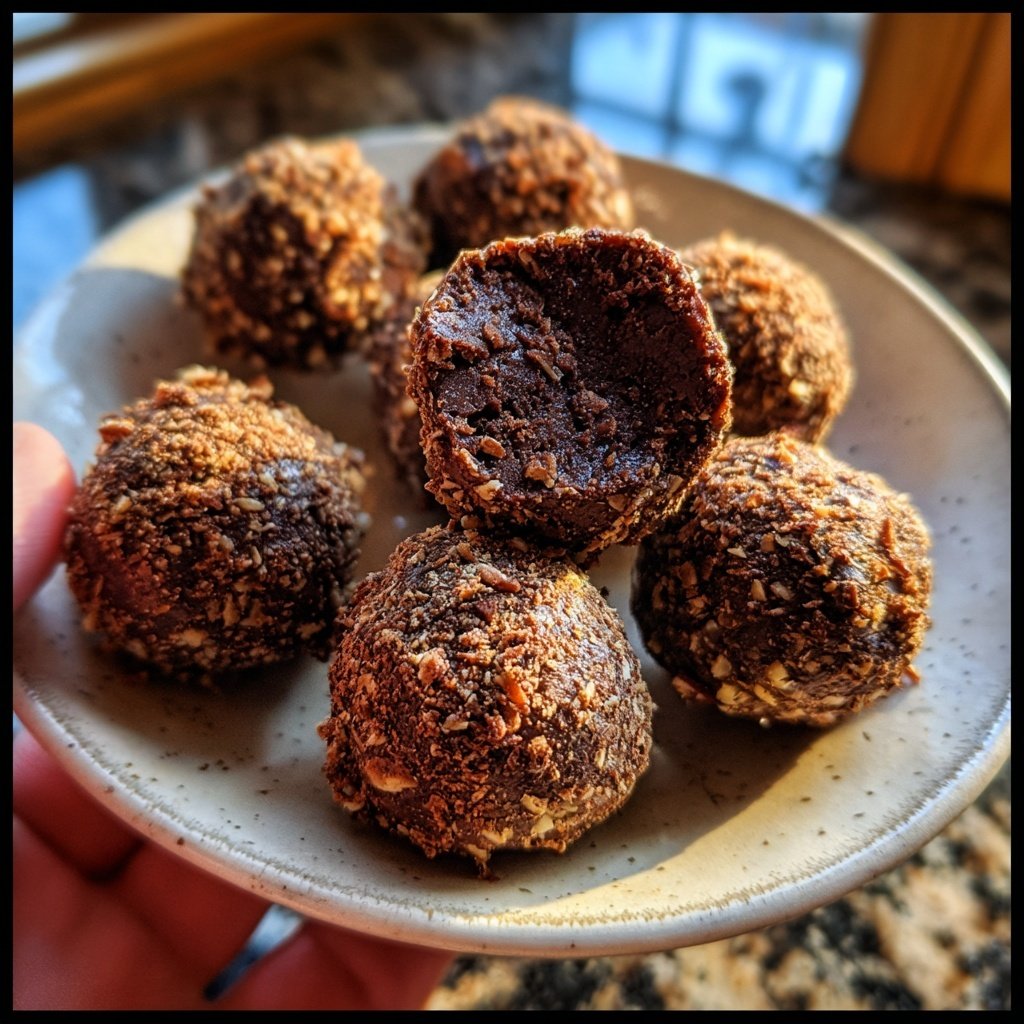 Satisfying Chocolate Nut Truffles
